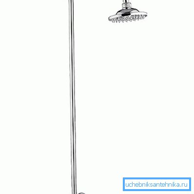 Miscelatore doccia in ottone con asta Miscelatore doccia in ottone con asta