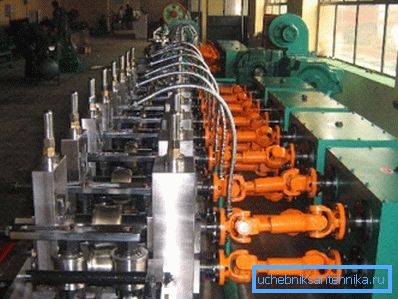 Linea di produzione di tubi profilati Linea di produzione di tubi profilati