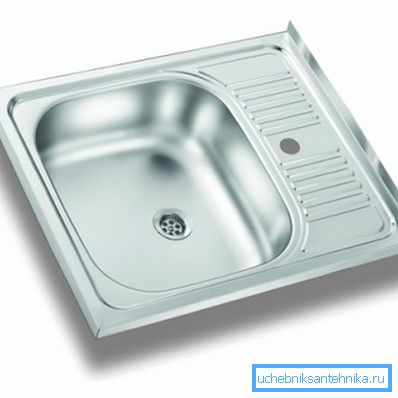 Lavello metallico per cucina 50x60 cm Lavello metallico per cucina 50x60 cm