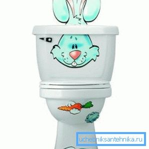 Nella foto - la versione per bambini della toilette Nella foto - la versione per bambini della toilette