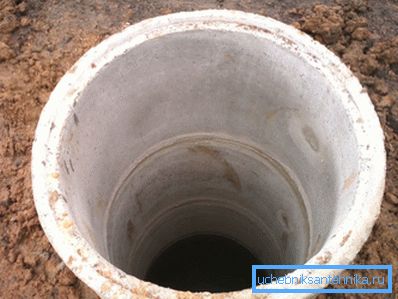 Nella foto: gli anelli del pozzo consentono di costruire una costruzione solida e duratura Nella foto: gli anelli del pozzo consentono di costruire una costruzione solida e duratura
