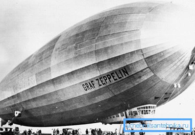Nella foto - dirigibile tedesco Graf Zeppelin. Il duralluminio è stato utilizzato per la costruzione di un telaio rigido che ha reso l'aereo resistente alle raffiche di vento. Nella foto - dirigibile tedesco Graf Zeppelin. Il duralluminio è stato utilizzato per la costruzione di un telaio rigido che ha reso l'aereo resistente alle raffiche di vento.
