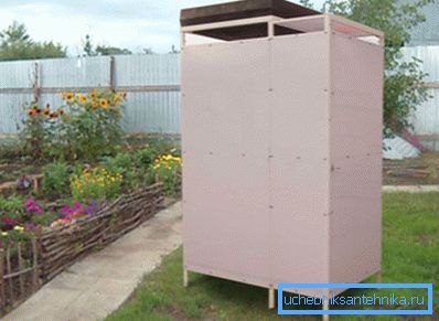 La foto mostra la cabina più semplice per il funzionamento in estate. La foto mostra la cabina più semplice per il funzionamento in estate.