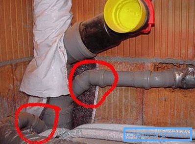 La foto mostra come connettere correttamente le singole parti della pipeline. La foto mostra come connettere correttamente le singole parti della pipeline.