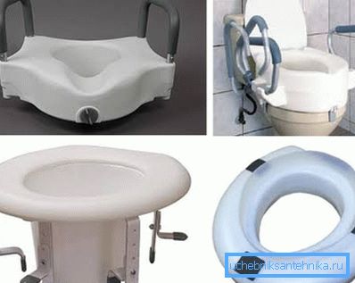 Nella foto - servizi igienici speciali per il bagno Nella foto - servizi igienici speciali per il bagno