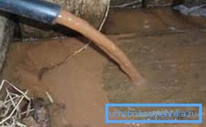 Nella prima fase di pompaggio l'acqua non sarà solo sporca, ma molto sporca, ma è normale. Nella prima fase di pompaggio l'acqua non sarà solo sporca, ma molto sporca, ma è normale.