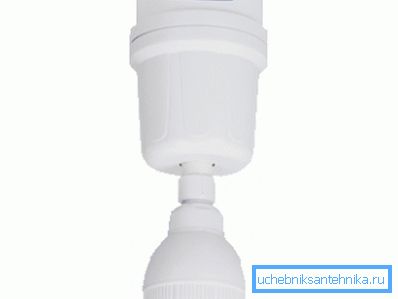 Soffione doccia con riscaldamento. Soffione doccia con riscaldamento.
