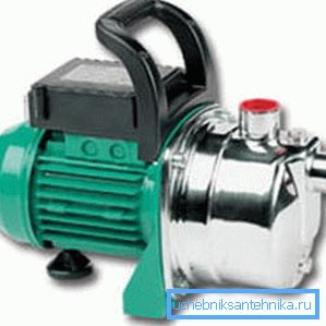 Pompa per acqua in superficie bene