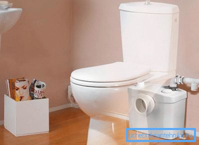 La pompa del water consente di progettare un bagno ovunque. La pompa del water consente di progettare un bagno ovunque.