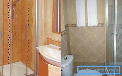 Le piccole dimensioni delle cabine doccia compatte consentono di sistemarsi comodamente nei bagni combinati di piccole dimensioni Le piccole dimensioni delle cabine doccia compatte consentono di sistemarsi comodamente nei bagni combinati di piccole dimensioni