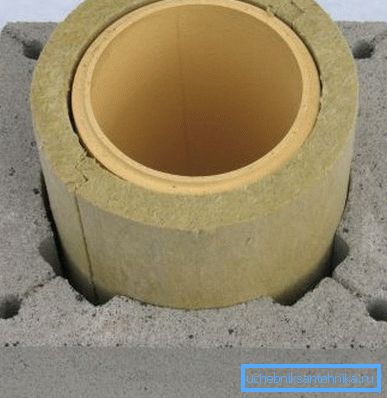 Campione di canna fumaria in ceramica Campione di canna fumaria in ceramica