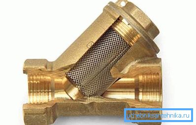 Filtro obliquo normale per proteggere la valvola del serbatoio di scarico dall'otturazione Filtro obliquo normale per proteggere la valvola del serbatoio di scarico dall'otturazione