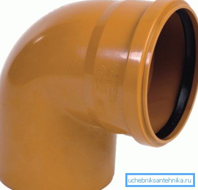 Stile arancione per acque reflue in PVC Stile arancione per acque reflue in PVC