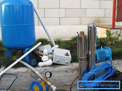 L'organizzazione dell'approvvigionamento idrico da un pozzo