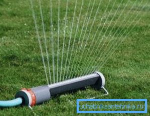 Irrigazione del giardino