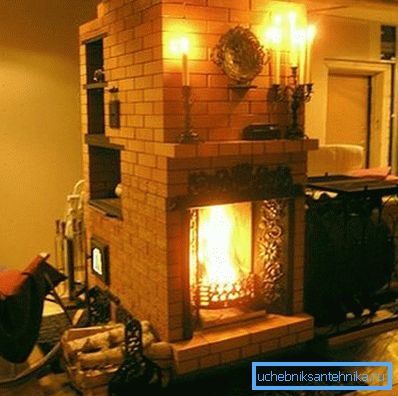 Termostufa come la decorazione principale della casa Termostufa come la decorazione principale della casa