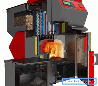 Caldaia di riscaldamento su elettricità e legno, pellet e altri rifiuti di legno Caldaia di riscaldamento su elettricità e legno, pellet e altri rifiuti di legno