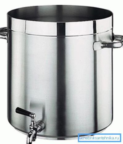 Cisterna alimentare in acciaio inox