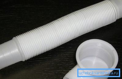 Corrugazione in plastica per la doccia Corrugazione in plastica per la doccia