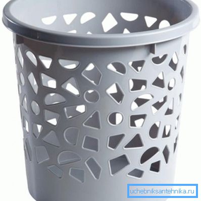 Cestino di plastica