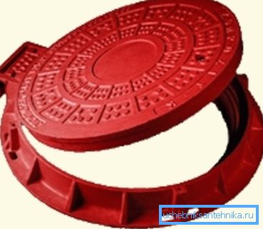 Copertura di plastica sul pozzo Copertura di plastica sul pozzo