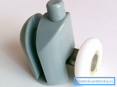 Rullo singolo in plastica per doccia Rullo singolo in plastica per doccia