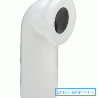 Tubo di plastica con un angolo di piegatura di 90 gradi Tubo di plastica con un angolo di piegatura di 90 gradi