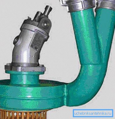 Pompa sommergibile per il pompaggio di acqua sporca. Pompa sommergibile per il pompaggio di acqua sporca.