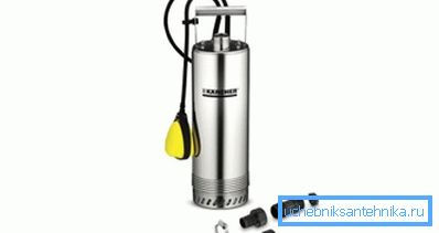 Apparecchio di aspirazione dell'acqua sommergibile con interruttore a galleggiante Apparecchio di aspirazione dell'acqua sommergibile con interruttore a galleggiante