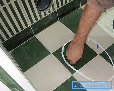 Il pavimento sotto la suola è meglio spalmare di silicone