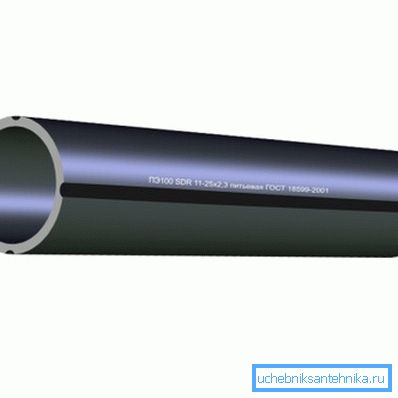 Tubo in polietilene PE 100 SDR11 Tubo in polietilene PE 100 SDR11