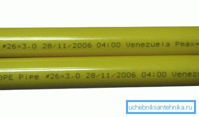 Tubi per gas in polipropilene. Tubi per gas in polipropilene.