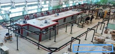 Linea di produzione per radiatori di verniciatura in Zlatoust Linea di produzione per radiatori di verniciatura in Zlatoust