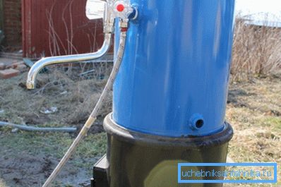 Girando il gander attorno al suo asse, puoi dirigere il flusso d'acqua nel beccuccio o nell'annaffiatoio Girando il gander attorno al suo asse, puoi dirigere il flusso d'acqua nel beccuccio o nell'annaffiatoio