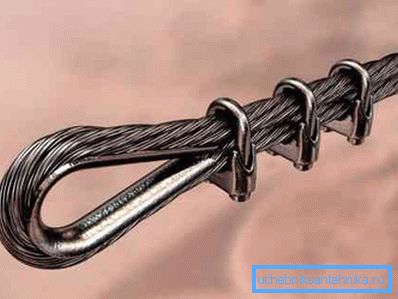 Il cavo giusto. Acciaio inossidabile da 4 mm con una resistenza alla trazione di 1000 kgf.
