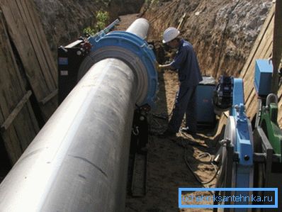 Con un diametro della tubazione di 800 mm per giornata lavorativa, non è possibile realizzare più di otto giunti. Con un diametro della tubazione di 800 mm per giornata lavorativa, non è possibile realizzare più di otto giunti.
