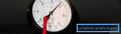 Quando si riempie il circuito di riscaldamento con acqua, guardare il manometro Quando si riempie il circuito di riscaldamento con acqua, guardare il manometro