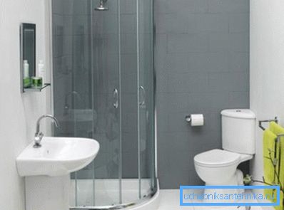 Esempio di design del bagno combinato Esempio di design del bagno combinato