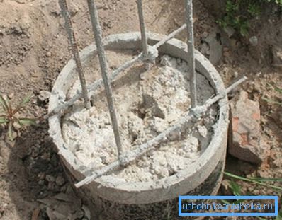 Un esempio di utilizzo di un tubo come cassaforma Un esempio di utilizzo di un tubo come cassaforma