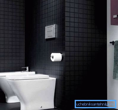 Un esempio di bagno con toilette Un esempio di bagno con toilette
