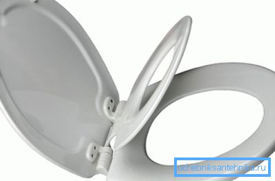 Esempio di sedile del water in plastica Esempio di sedile del water in plastica