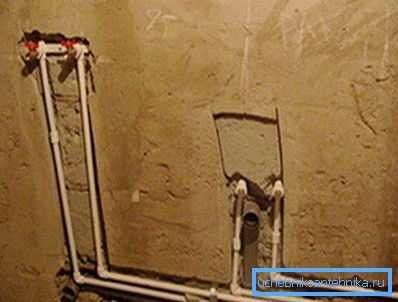 Un esempio della posizione dei gasdotti nel muro. Un esempio della posizione dei gasdotti nel muro.