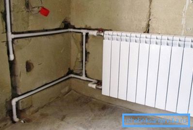Un esempio di installazione nascosta dell'impianto di riscaldamento Un esempio di installazione nascosta dell'impianto di riscaldamento