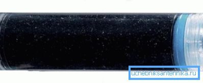 Esempio di filtro a carbone Esempio di filtro a carbone