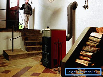 Un esempio di un dispositivo che è installato all'interno della casa Un esempio di un dispositivo che è installato all'interno della casa