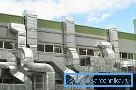 Esempio di ventilazione di un edificio industriale Esempio di ventilazione di un edificio industriale