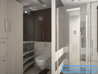 Un esempio di zonizzazione del bagno Un esempio di zonizzazione del bagno