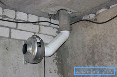 Ventilazione forzata del piano interrato in casa con l'ausilio di attrezzature speciali Ventilazione forzata del piano interrato in casa con l'ausilio di attrezzature speciali