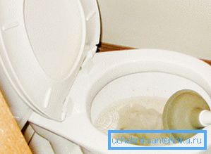 Cancellare una toilette ostruita Cancellare una toilette ostruita