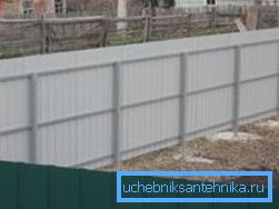 Tubo profilato 40x40x3 come base del recinto